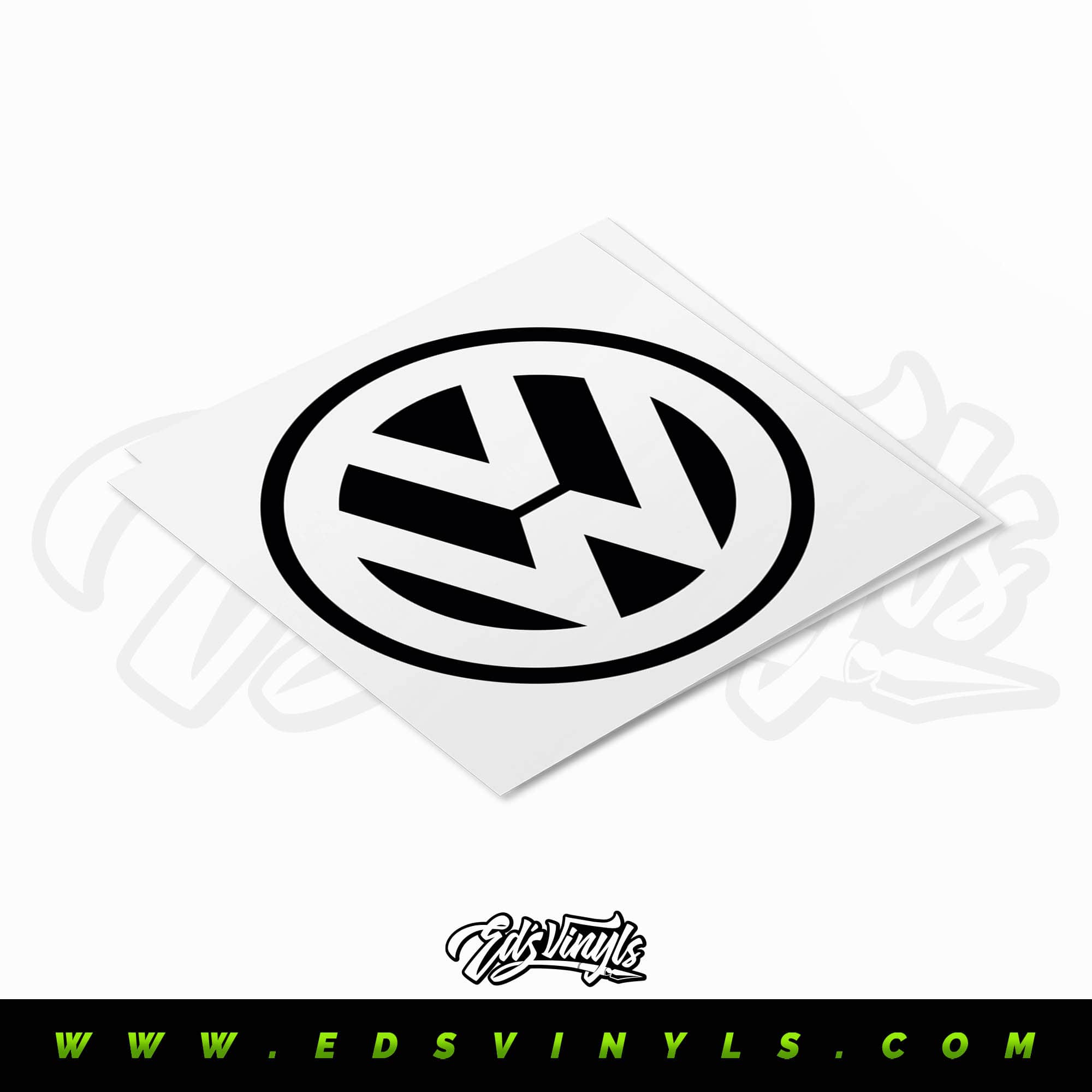 Volkswagen logo - Edsvinyls
