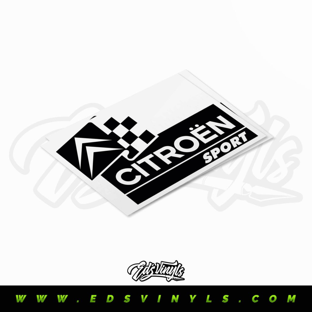 Citroen sport logo - Edsvinyls